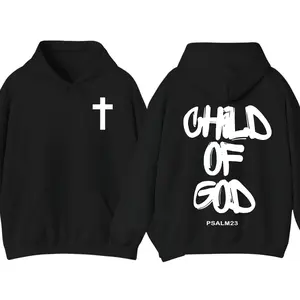 Child of God Hoodie – 2-Sided Faith Graphic Pullover, Christian Streetwear Sweatshirt, Unisex Casual Outfit, Trendy Spiritual Apparel