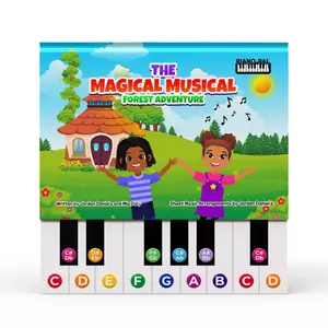 The Magical Musical Forest Adventure Piano Soundbook Easy Piano Sheet Music for Kids Children's Beginner Piano Book for Ages 3-10 Colorful Interactive Elements