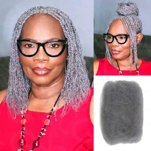 QVR 1 PCS Afro kinky Bulk Hair Extensions For Braiding Dreadlock Human Hair Outdoorfun Lace Closure Wigs Lace Frontal dealsforyoudays BACK To sCHOOL TikTokShopBlackFriday