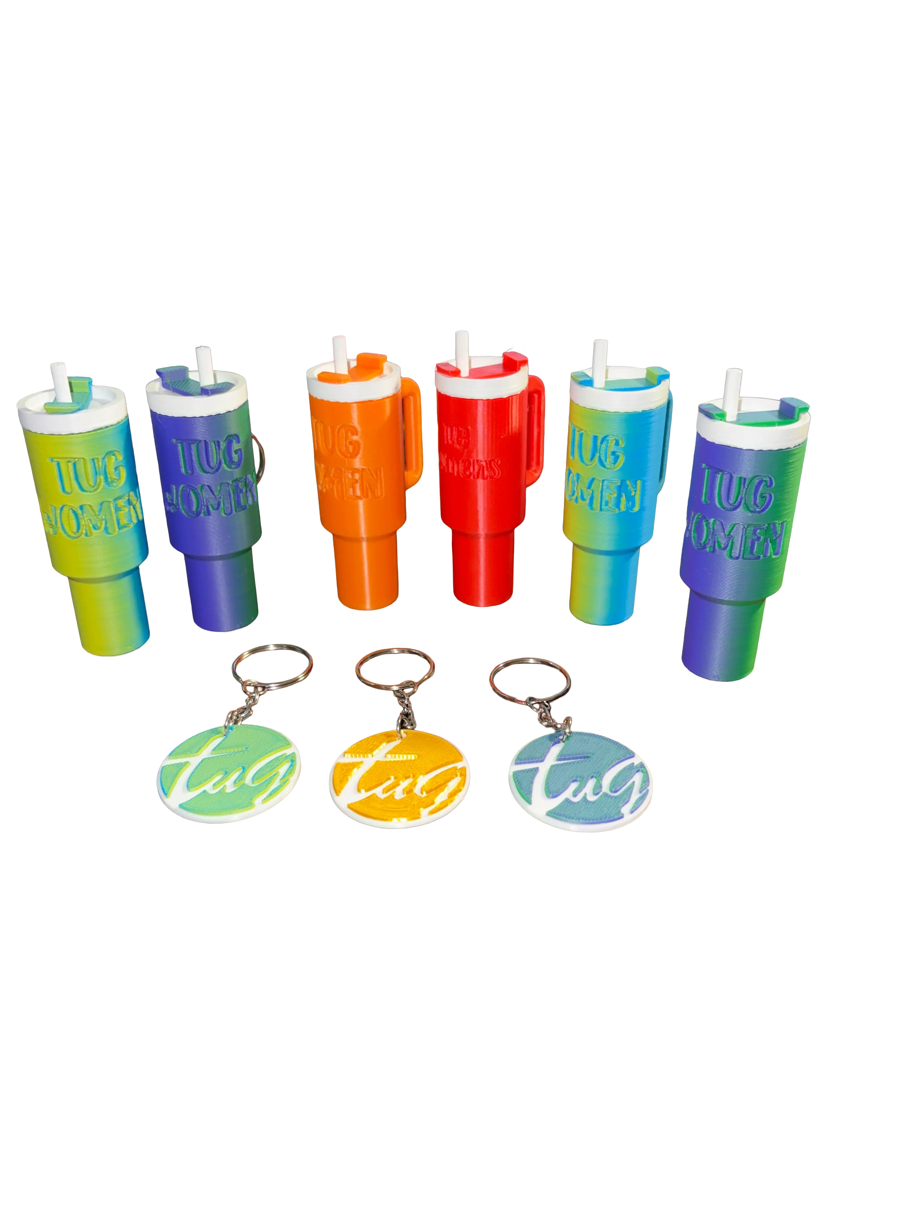 Customized Keychains NFC Compatible for Business Marketing, Gifts, School Spirit, Little League Team Gifts