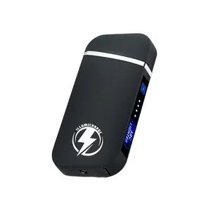 Illumicharge Touch 3.0 Lighter - Ergonomic USB Rechargeable Windproof Flameless Arc Lighter for Everyday Use - Matte Black