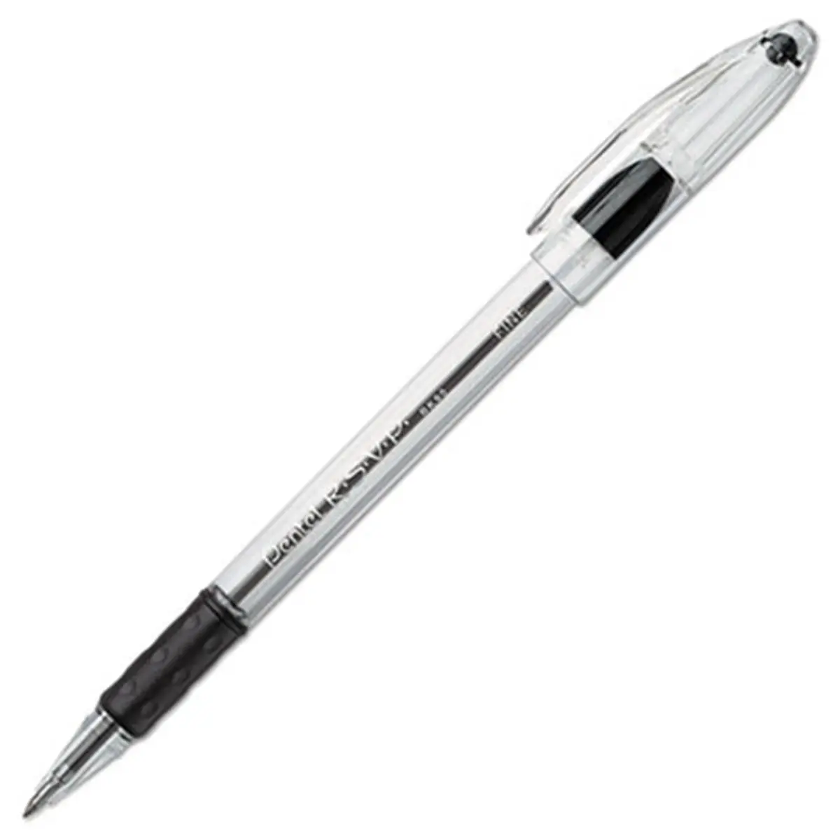 212 MAIN Pentel Of America R.S.V.P. Stick Ballpoint Pen, Black Ink, 0.7 mm Tip, Smooth Ink Flow