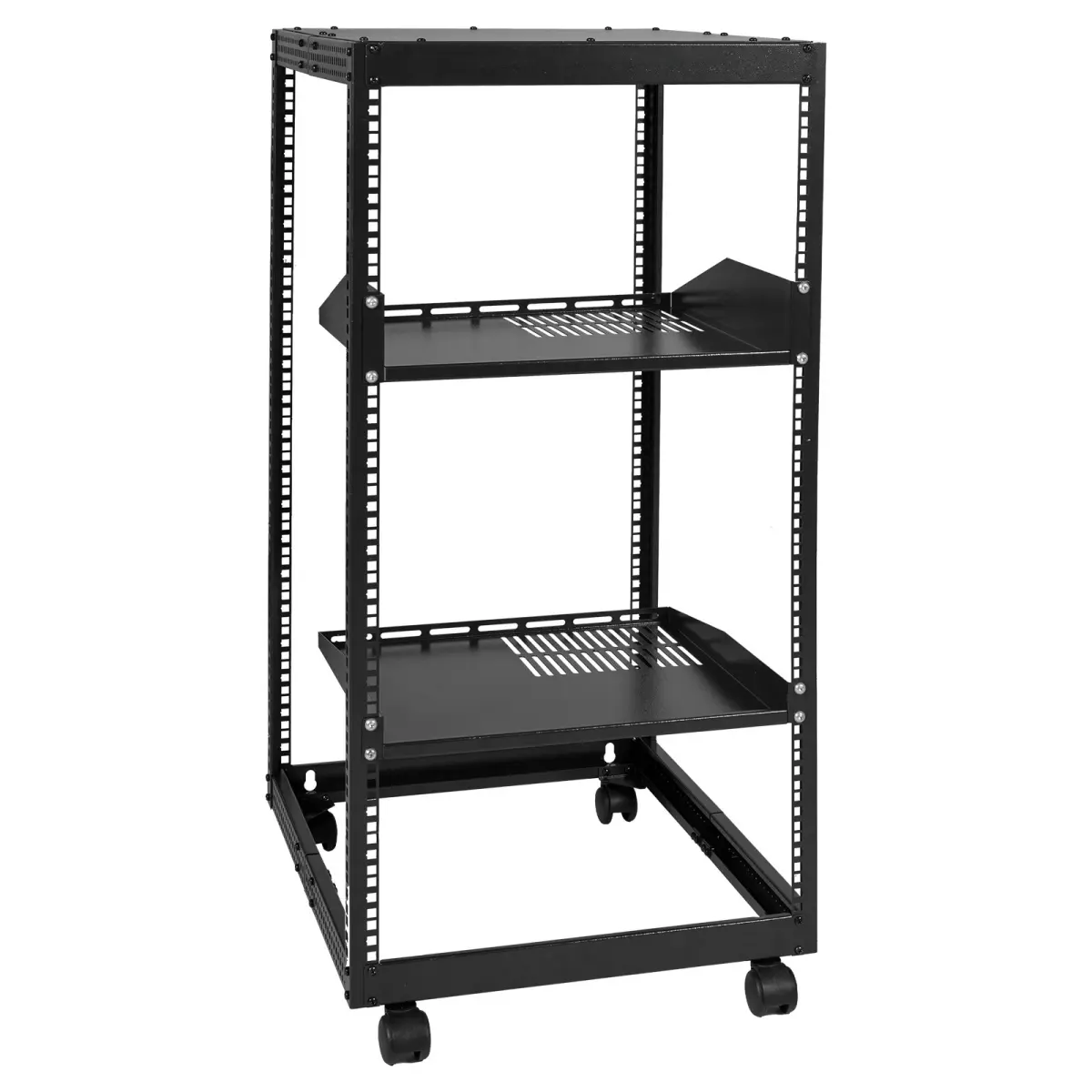 15-40 in. 20U Open Frame Server Rack