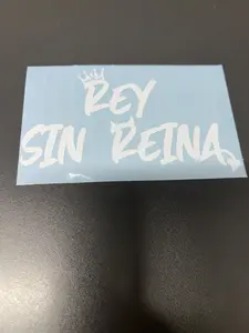 Rey Sin Reina Car/Window/Wall Vinyl Decal