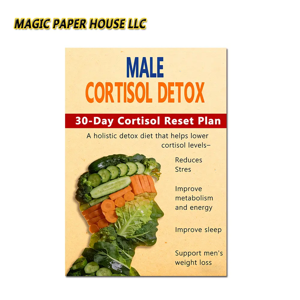 Male Cortisol Detox for Men: 30-Day Reset Plan to Reduce Stress, Support Hormone Balance & Sleep Better — Natural Diet to Stop Burnout, Restore Energy & Feel Like Yourself Again