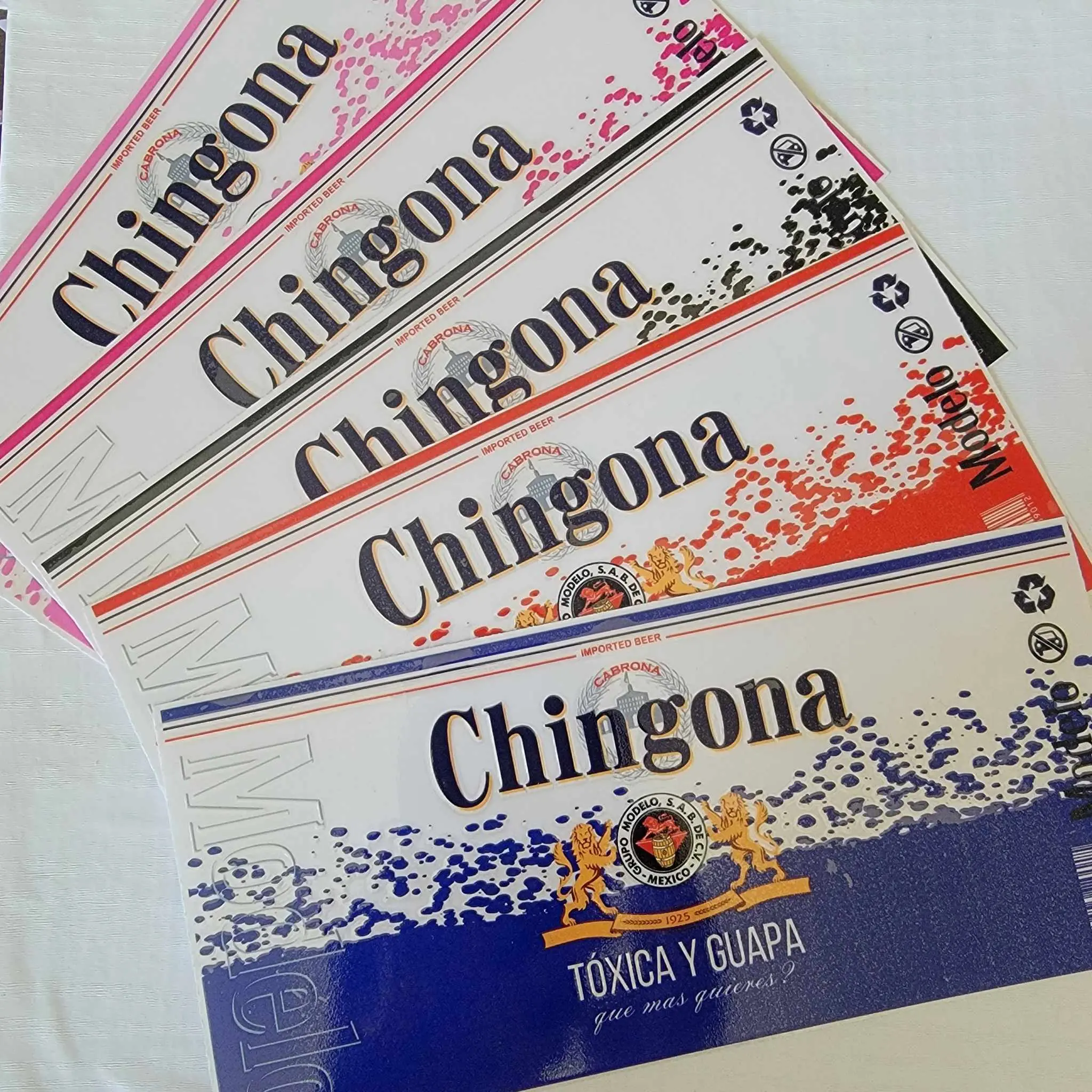 Chingona Toxica Y Guapa 5 Pack UVDTF Libby Wrap Bundle