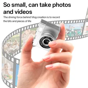 2026 New Retro Mini Camera  1080p HD, Six Filter Modes, One-Click Photo and Video Recording, Perfect for Travel Vlogs, Portable Shooting