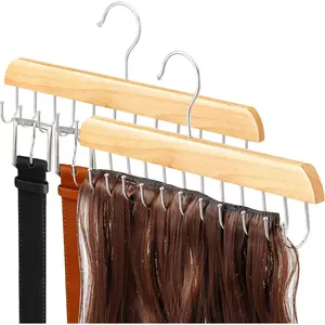 ?2 Pack?  Hair Extension Holder for Hair Storing, Washing, Drying, Coloring, Styling, Foldable Hair Extension Hanger, Braiding Hair Rack, Rotating Multi-Purpose Hooks Hanger