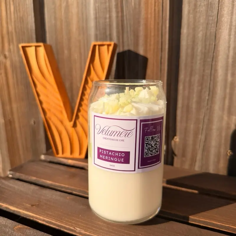 Pistachio Meringue Whipped Candle