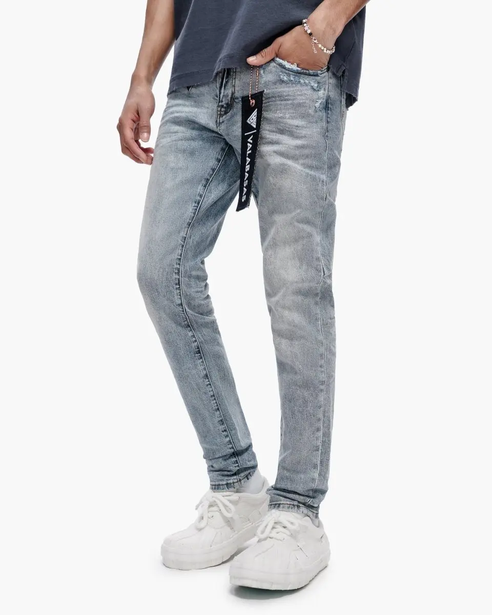 Sledge Light Blue Skinny Jeans