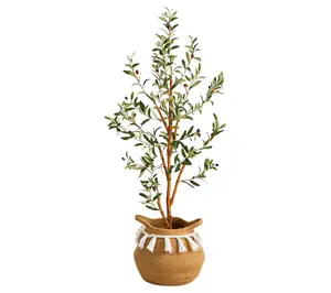 Nearly Natural 3.5-ft Artificial Olive Tree with Basket Nearly Natural 3.5-ft Artificial Olive Tree with Basket