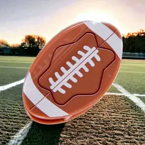 Football Fan Hair Claw Clip, Quick Styling Tool for Game Day, Claw Clip Ponytail Accessory