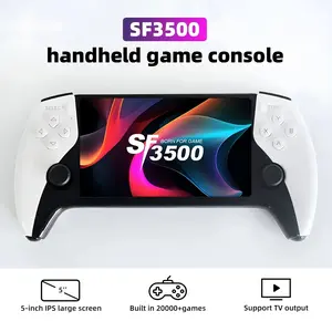 2026 New Sf3500 Upgrade Version Handheld Portable Game Console, 5 Inch IPS Full-HD Screen, 3000mah Long-Lasting Battery, Ideal for Gaming Enthusiasts