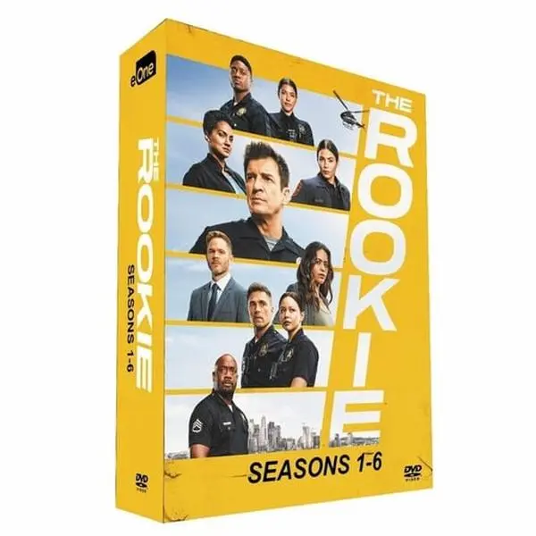 The Rookie TV Series Seasons 1-6 22-Disc Physical DVD Box Set - Brand New, Sealed, Region 1, English & Local Audio, No Age Restriction