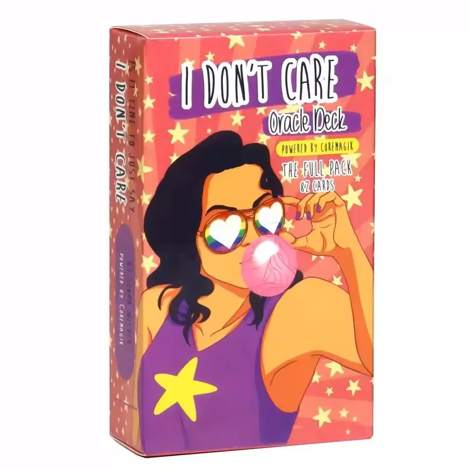I Don’t Care Oracle Deck – 82 Card Bold, Sassy & Straightforward Guidance Cards