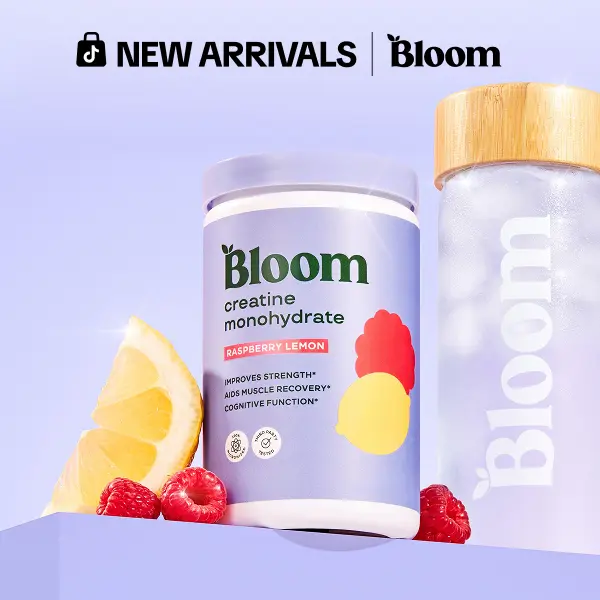 Bloom Nutrition Creatine Monohydrate Powder (40 Servings) - Supports Energy, Cognitive Health, Hydration & Post Workout Muscle Recovery - Creatine for Women