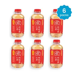 CHI FOREST Red Date & Goji Berry Drink, Zero Sugar Beverage - 6 Packs (500ml x 6)