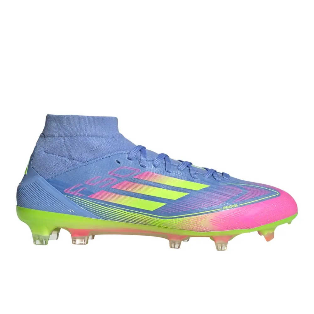 adidas Womens F50 Pro Mid Firm Ground Soccer Cleats  - Blue