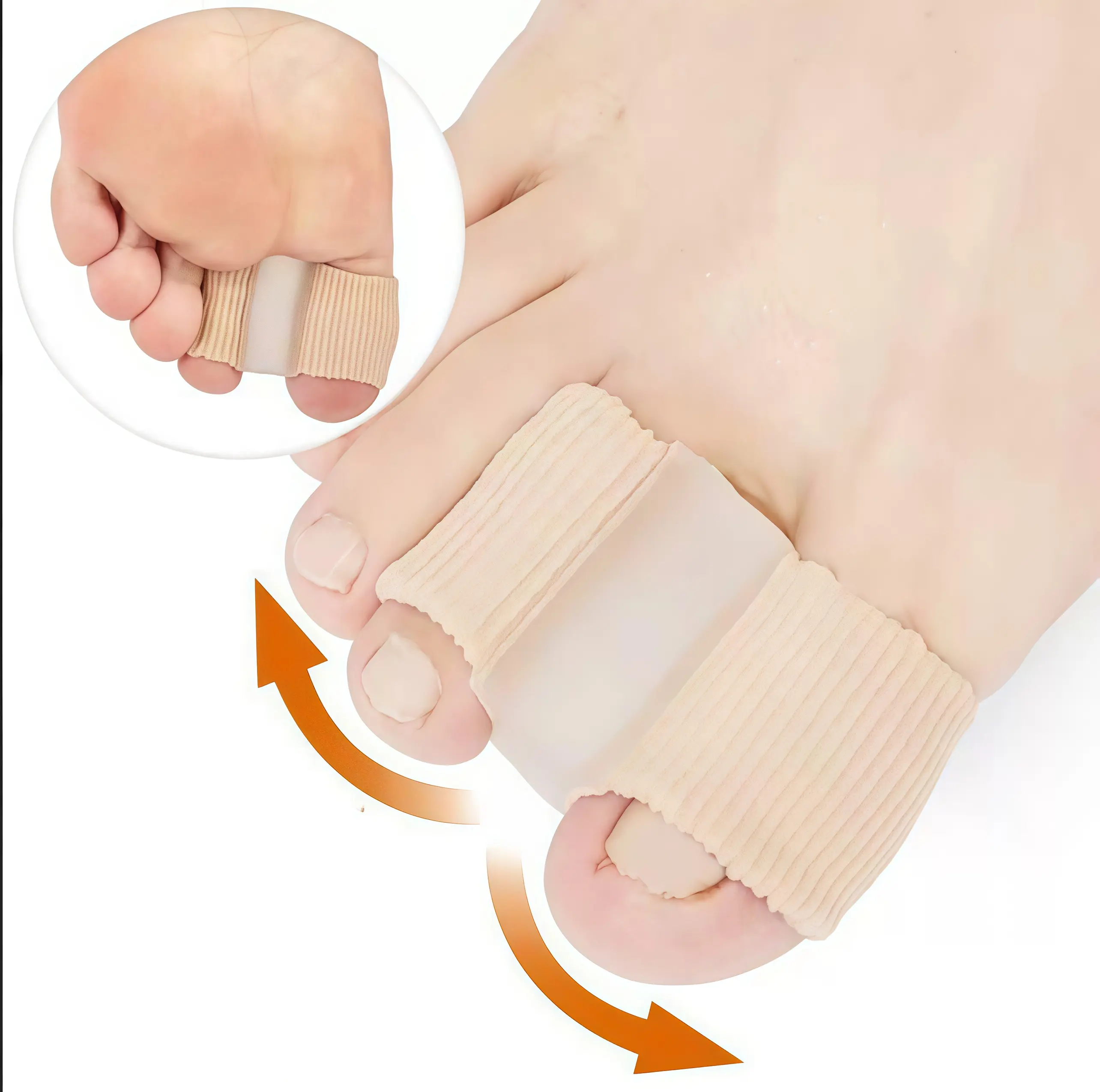 2pcs shoe toe separation protective cover, curved toe soothing corrector, foot anti-wear split toe care cover, toe correction, overlapping toe artifact, split toe pad, hammer toe care, foot protection cover