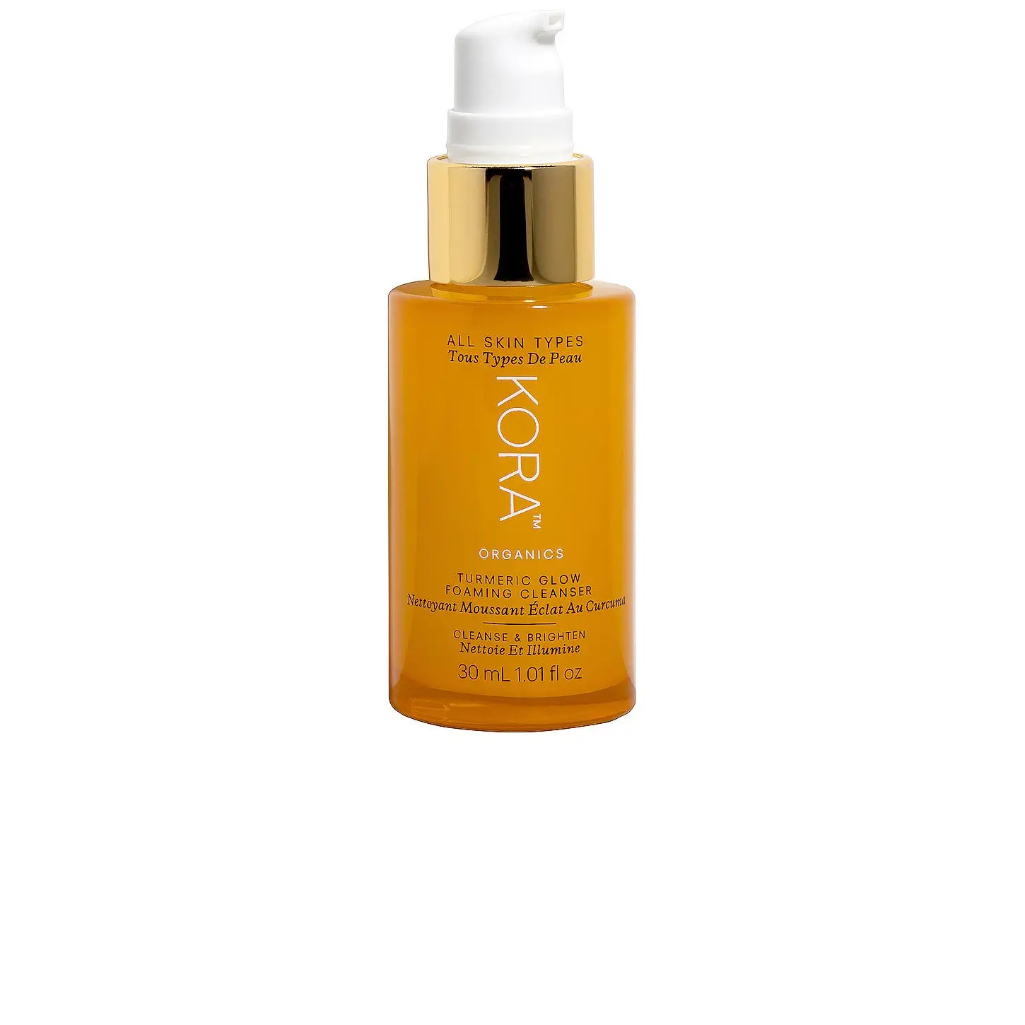 KORA Organics Turmeric Glow Foaming Cleanser 30ml