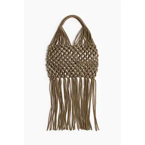 H&M Fringed net shoulder bag
