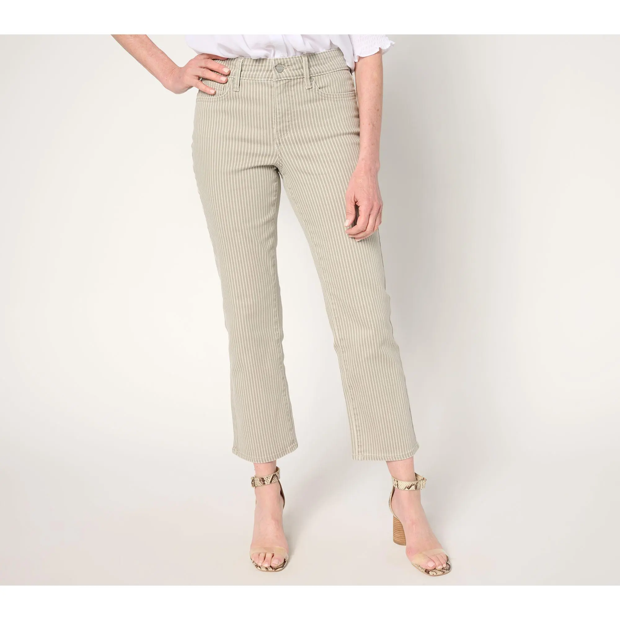 NYDJ Ellison Straight Leg Ankle Jean with Cool Embrace
