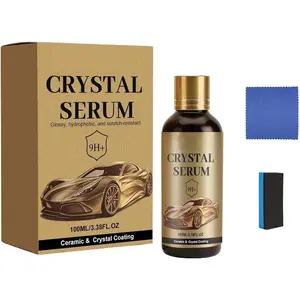 PTZ Crystal Serum – Advanced Graphene Ceramic Coating for Cars, 9H Graphene Coating for Auto Car Detailing, Coat Restore for Paint, Glass & Wheel(100ML)