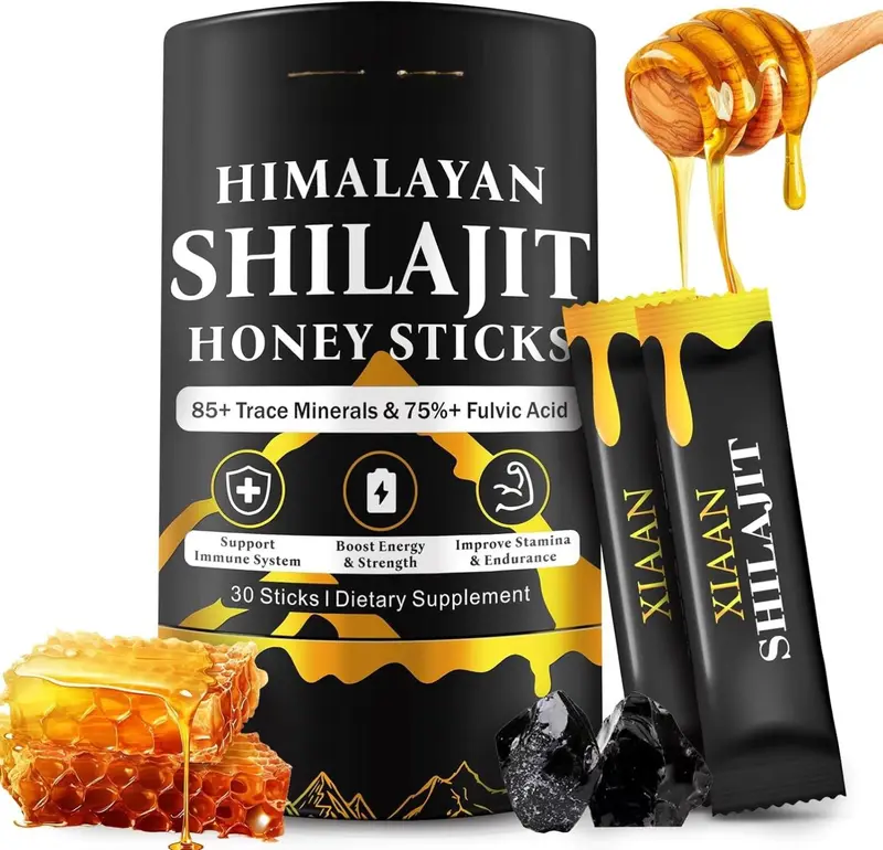 Shilajit Capsules | Hialayan Shilajit 40% Fulvic Acid | 60 Capsules