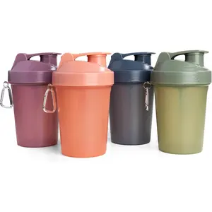 Protein Shaker Bottle for Protein Mixes - 4 Pack - 13.5 oz |   Leak Proof Shaker Cups for Protein Shakes |   Blender Bottle Shaker |   Protein Shaker Bottle Pack |   BPA Free Shaker – Multicolor