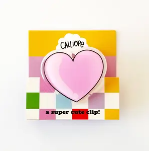Pink Heart Clip