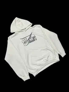 White Axis Studios Distressed Hoodie