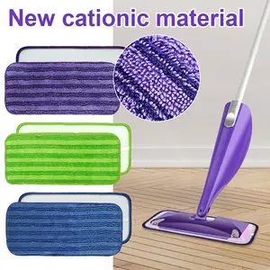 1/2pcs New Cationic Mop Replacement Pads for Swiffer WetJet Mop, High Absorbency, Wear-Resistant, Easy to Clean, Kitchen Bathroom Living Room Cleaning Supplies