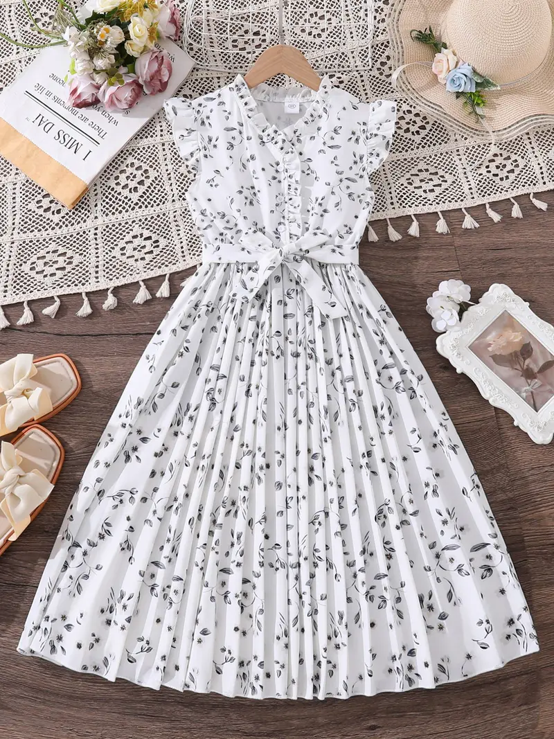 ruffle embellished dress - TikTok Shop