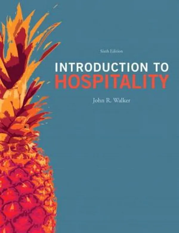 USED Book - Introduction to Hospitality (6th Edition) by John R. Walker (Hardcover) - english