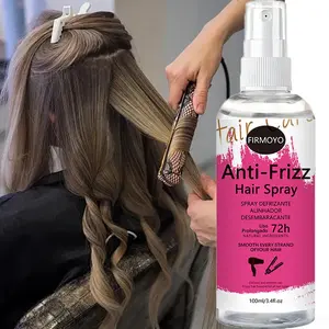 Heat Protection Hair Spray. A keratin-infused, moisturizing hair spray that smooths hair and provides heat protection during blow-drying. It reduces heat damage and improves elasticity, suitable for all hair types, and withstands temperatures up to 450°F.
