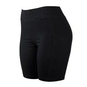 Women's Cotton Biker Shorts Leggings With Pockets Stretchy High Waisted No See-Through Workout Running Cycling Tummy Control Comfort Activewear