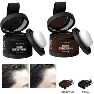 2PCS/Set Hairline Powder - Root Touch Up Hair Color For Gray Coverage - Bald Spot Concealing Hair Powder For Women and Men - 24-Hour Stain-Proof Haircare - Trending On Tiktok