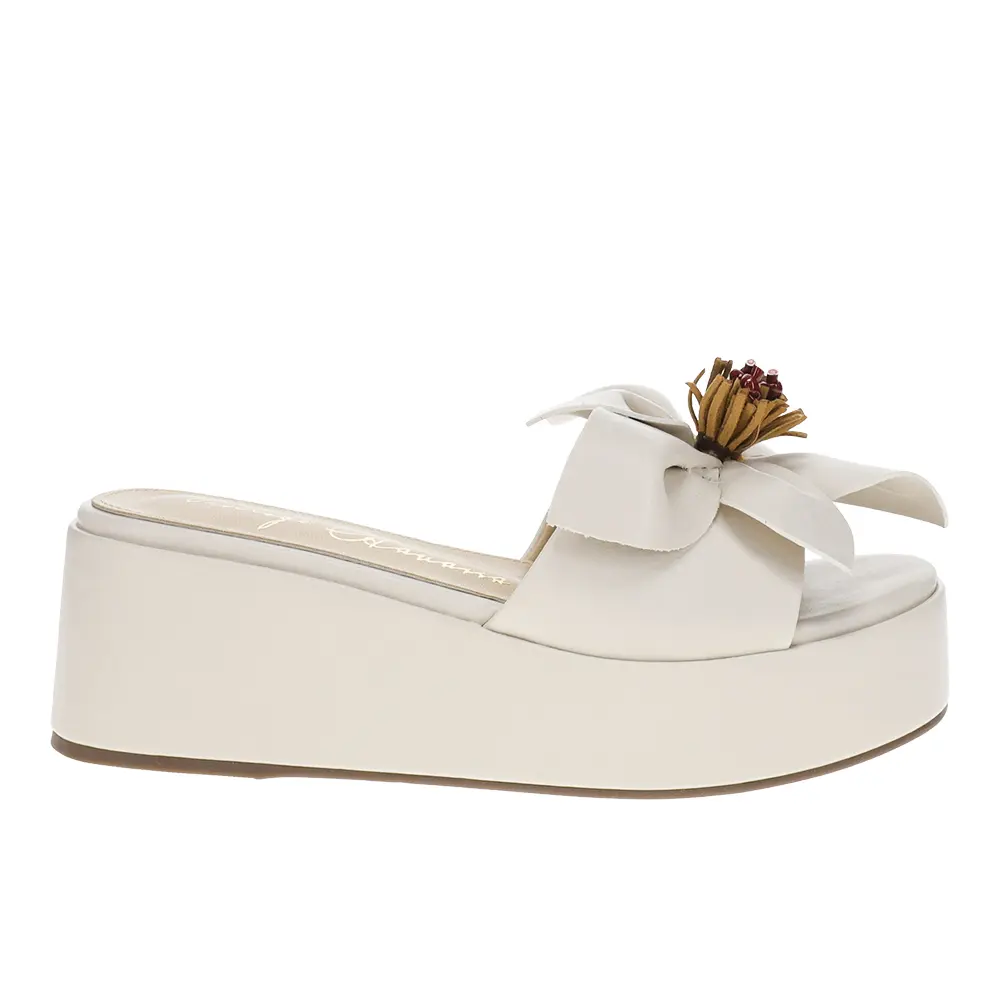 Vintage Havana Womens Valencya Platform Casual Sandals Casual Mid Heel 2-3" - White