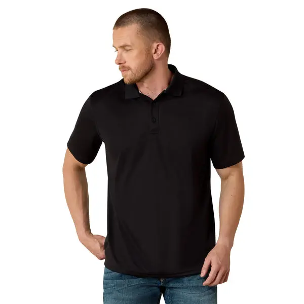 Mens AriatTEK Black Polo Shirts 10009062
