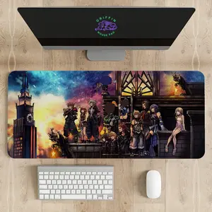 [5 Samples] Kingdom Hearts Mouse Pad , Different sizes Personalized Printing, Gaming Mouse Pad, Customized Mouse Pad, Game, Anime, Desk Mat