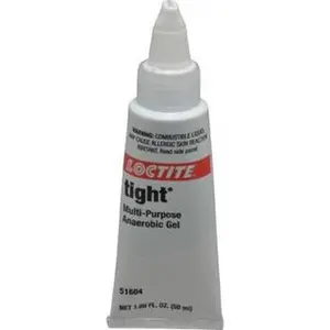 Loctite 50 mL Tube, Blue, Liquid Medium Strength Threadlocker Series 8060, 24 hr Full Cure Time, Hand Tool, Heat Removal 234345