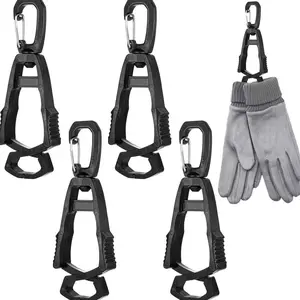 4Pcs Glove Clips for Work Glove Holders forDuty Belt, Safety Belt Clip for ConstructionWorker Gloves Grabber Clip for ConstructionAccessories