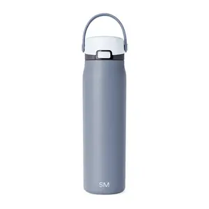Simple Modern Mesa Sport Water Bottle with Covered Chug Lid 30oz | Cup Holder Friendly Insulated Stainless Steel Bottle for Gym, Sports and Travel