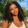 Nadula Spiral Curls Water Curly Wig Chestnut Brown Ombre Burmese 7x5 Lace Wig Twist Out at the End Virgin Human Pre-everything Tangle-Free 16-24 Inches Soft Bouncy Hair TikTokShopBackToSchool SoHoChic