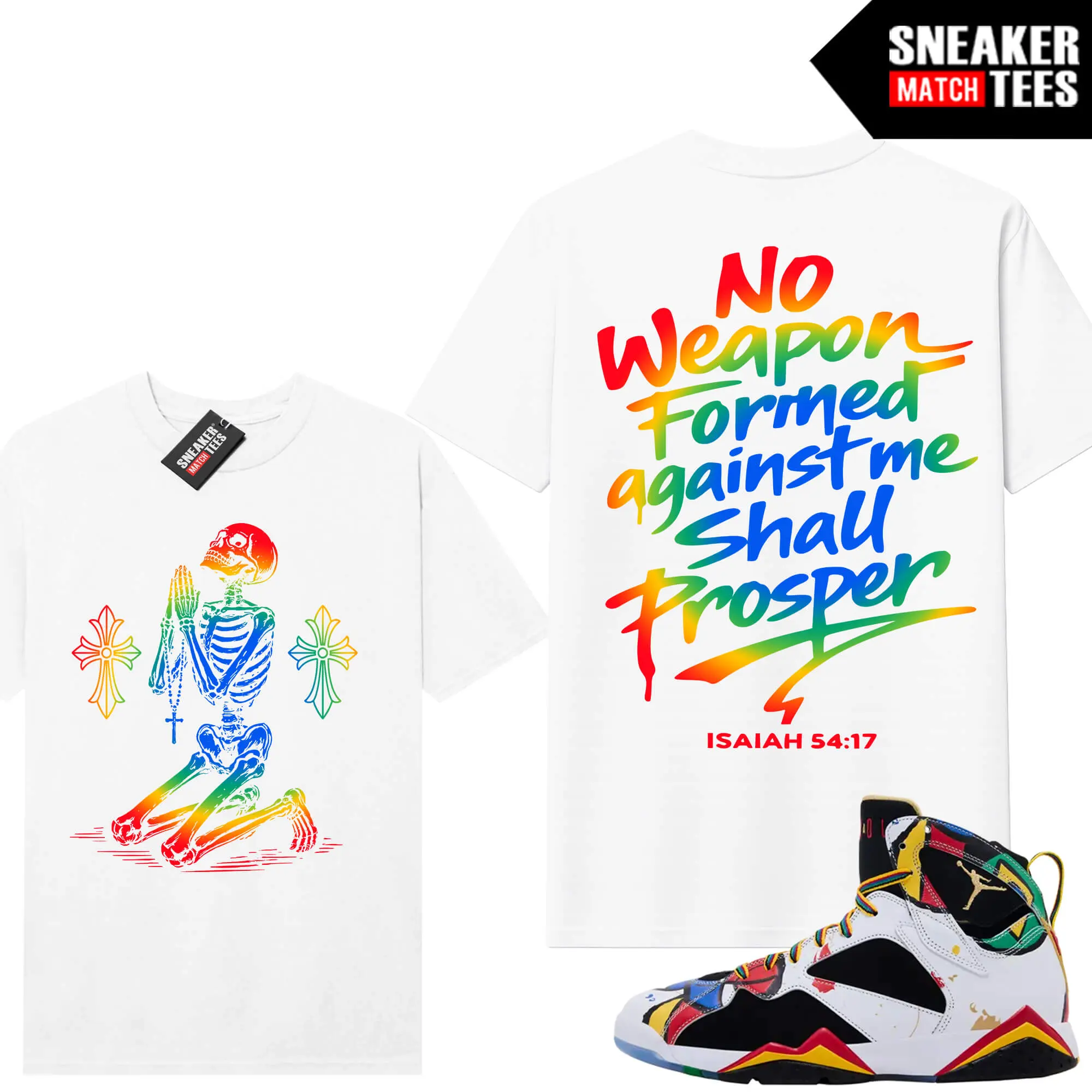 No Weapon Graphic Tee Sneaker Match Miro 7 Retro