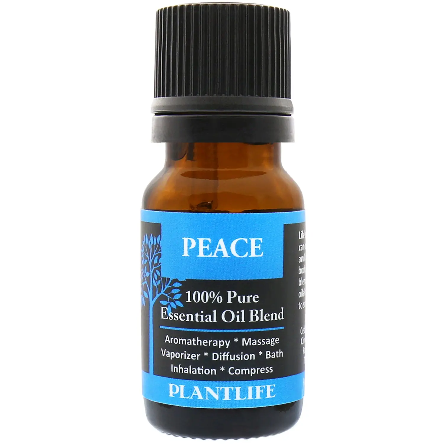 Plantlife Peace Essential Oil Blend 10 ml – Calming Aromatherapy Blend for a Soothing, Relaxing Atmosphere