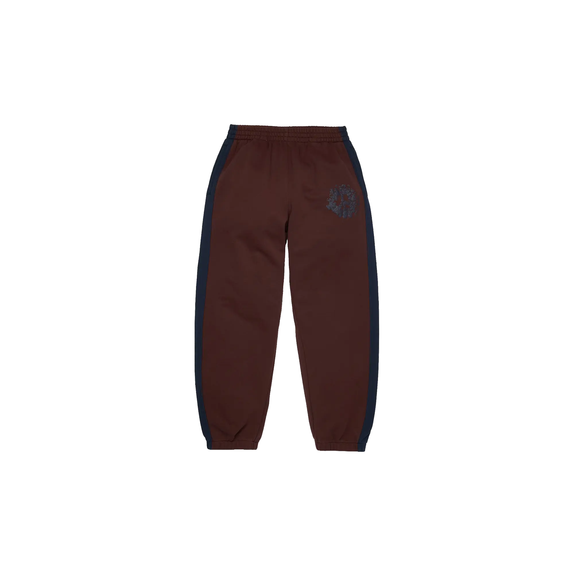 Denim U Paneled Sweatpants "Brown" DT911