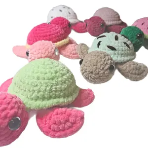 Summer Baby Sea Turtles crochet plushies