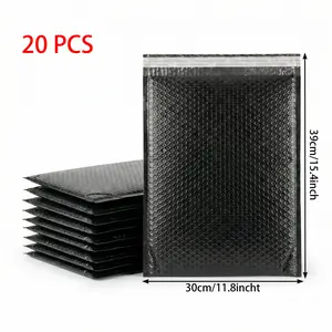 20 Pack Large Bubble Envelopes 12x15 Inches Thick Self-Seal Bags, Strong Buffer Design for Small Business Packages Postal Bags Poly Bubble Mailer, Padded Envelope