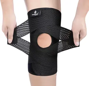 NEENCA Knee Brace for Knee Pain, Compression Knee Support with Air Mesh Fabric, Adjustable Knee Wrap with Side Stabilizers, Ultra-Soft Bandage for Sports, Running, Meniscus Tear, ACL, Arthritis Relief summerwins